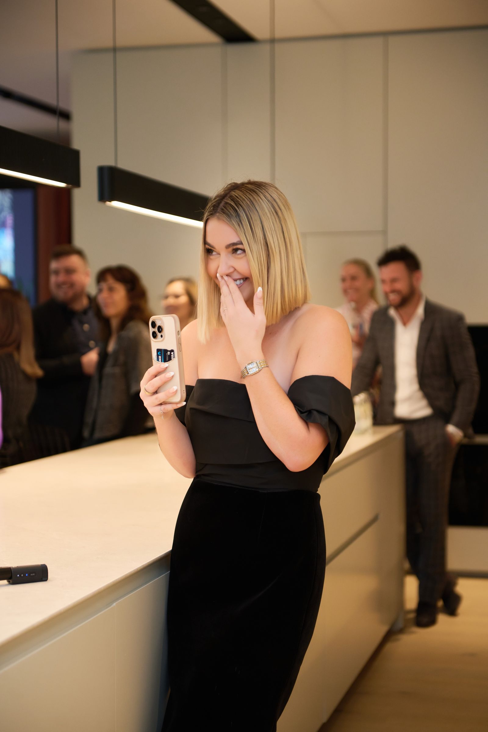 Teri at a launch event